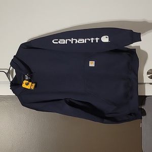 Men's large carhartt hoodie (navy)